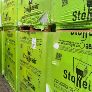 Газоблок Стоунлайт D500 250*200*600 паз-гребінь стіновий